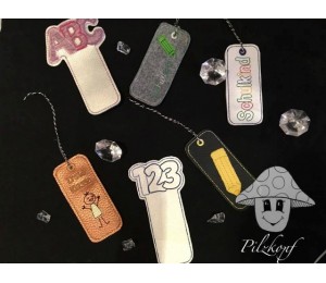 ITH Stickserie - Lesezeichen Schulkind bis 2025